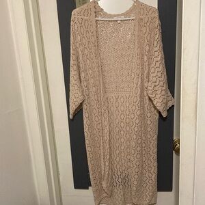 Maurices size medium crochet kimono